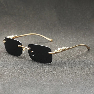 Rimless Metal Black