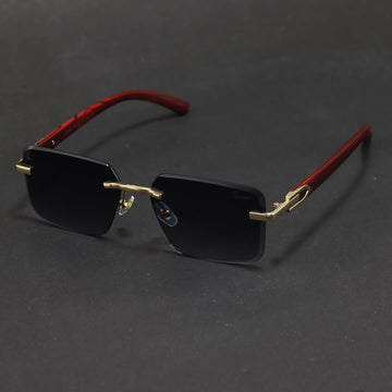 Vintage Rimless Black